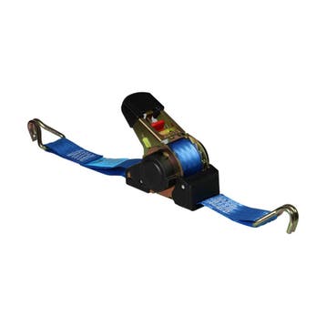 Zelfoprollende Spanband 35 mm 1 Ton 4M met Spitshaak, Verzenden, Nieuw