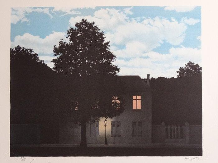 René Magritte (1898-1967) - L´Empire des Lumières, Antiek en Kunst, Antiek | Overige Antiek