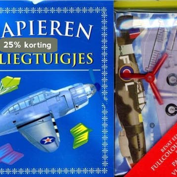Rebo Boek en spel papieren vliegtuigjes 9781445470245, Verzenden, Zo goed als nieuw