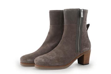 Shabbies Amsterdam Enkellaarzen in maat 41 Bruin, Kleding | Dames, Verzenden, Lage of Enkellaarzen, Zo goed als nieuw, Bruin