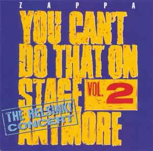 cd - Zappa - You Cant Do That On Stage Anymore Vol. 2, Verzenden, Zo goed als nieuw