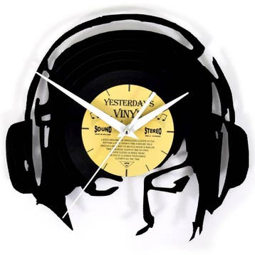Vinyl klok | Unieke lp klokken van originele langspeelplaten, Ophalen of Verzenden, Nieuw in verpakking, 12 inch