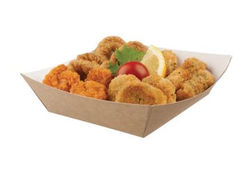 Afbreekbare voedselbakjes | 14,8x13,9 cm | 500 stuks, Verzenden, Nieuw in verpakking