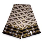 Afrikaanse stof - Exclusief versierd met glittereffecten 100, Hobby en Vrije tijd, Ophalen of Verzenden, Nieuw