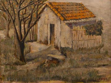 Escuela Impresionista Europea - Perro Guardian