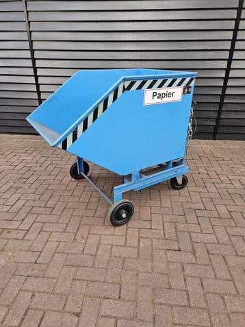 Kiepbak kantelbak spanenbak heftruck 600 liter, Voorzetapparatuur