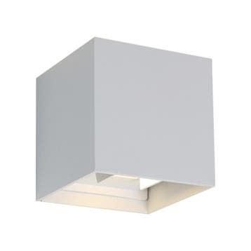 LED - thebe - cube - 2x3w - pvc - wit, Ophalen of Verzenden, Nieuw
