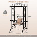 LIVSK Terras Schommel met Frame - In hoogte verstelbaar - Ro, Verzenden, Nieuw