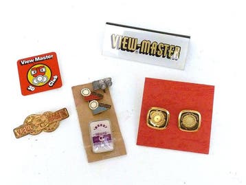 Viewmaster cufflinks / manchetknopen - zeer zeldzaam cadeau