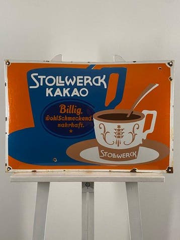 STOLLWERCK - Reclamebord - 60x40cm - Gemaakt van dikke