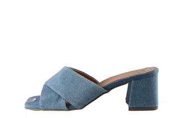 Manfield Muiltjes in maat 37 Blauw, Overige typen, Zo goed als nieuw, Manfield, Verzenden