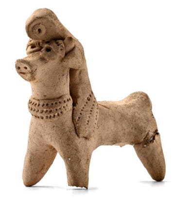 Syro-Hittite Terracotta Talisman - 2.5 in
