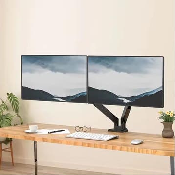 Dubbele Monitorbeugel 13-32 inch Verstelbaar met Rotatie, Computers en Software, Monitoren, Verzenden, Nieuw
