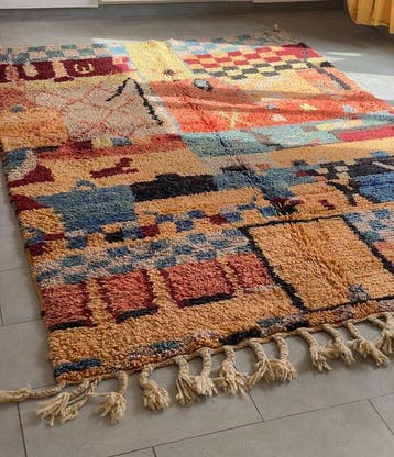 “Atlas Mosaic” – Authentic Moroccan Berber Rug - een uniek, Nieuw