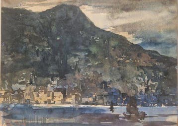 Lee Byng (1903-1994) - Hong Kong bij avond