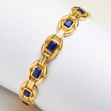 Zonder minimumprijs - Armband Zilver, 18k goudverguld -, Nieuw