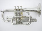 Cornet F. Besson Breveté Vernikkeld in gigbag, Ophalen of Verzenden, Gebruikt