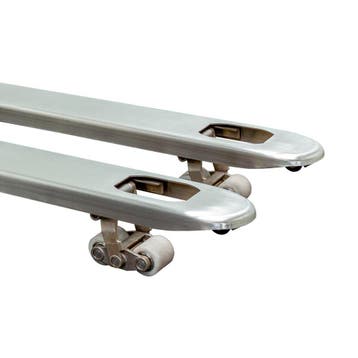 MAMMUTH palletwagen met weegschaal RVS 2500 Kg 115cm, Verzenden, Nieuw