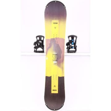 155 snowboard ROSSIGNOL EXP WIDE, Black/yellow, CAMBER, Sport en Fitness, Verzenden, Gebruikt