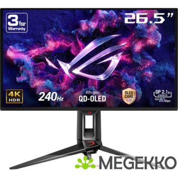 ASUS ROG Swift PG27UCDM 27  4K Ultra HD 240Hz QD-OLED Gaming, Computers en Software, Monitoren, Verzenden, Nieuw, ASUS