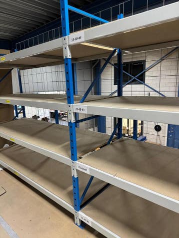 Nedcon magazijnstelling legbordstelling 9 m - 225x80x200cm, Verzenden