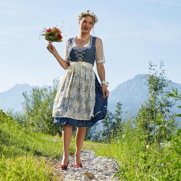 2dekans | Dressforfun Midi-Dirndl Kleinwalsertal model 2 M -, Ophalen of Verzenden, Zo goed als nieuw