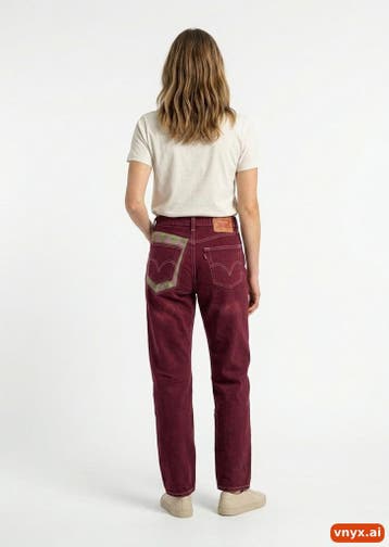 BOAS Jeans Dames maat W31 / L34 Burgundy Vintage, Kleding | Dames, Spijkerbroeken en Jeans, Ophalen of Verzenden, Nieuw