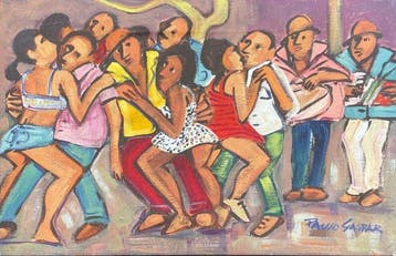 Paulo Gaspar (1964) - Forró em Jeri, Antiek en Kunst, Kunst | Schilderijen | Klassiek