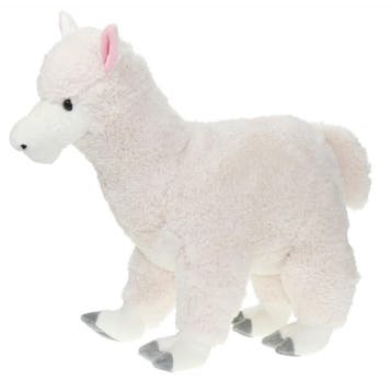 Alpaca knuffel - pluche - wit - 40 cm - dierenknuffel, Kinderen en Baby's, Verzenden, Nieuw