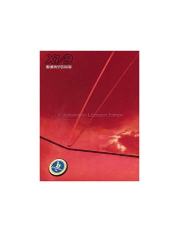 1985 BERTONE X1/9 BROCHURE, Nieuw, Author