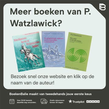 Het kan anders / Sociale bibliotheek - P. Watzlawick, Boeken, Verzenden, Gelezen, P. Watzlawick