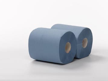Primp Maxirol poetsrollen 2 laags blauw 2 stuks, Verzenden, Nieuw