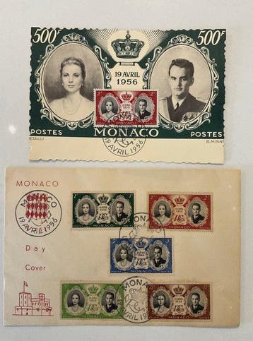Themacollectie - Postzegels en enveloppen - Monaco