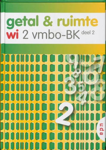 Getal en Ruimte 2 Vmbo BK druk 1 9789011103818, Verzenden, Zo goed als nieuw