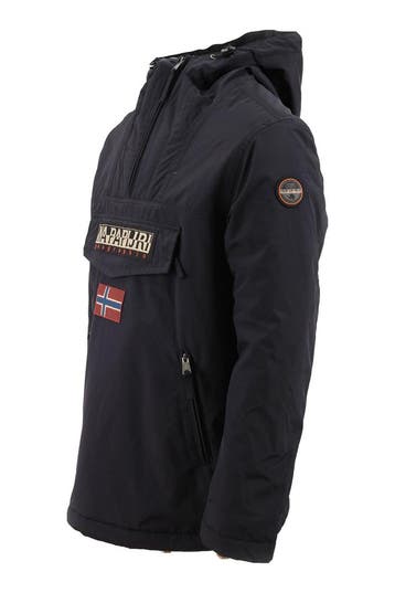 Napapijri Jas in maat L Grijs, Kleding | Heren, Jassen | Winter, Verzenden, Zo goed als nieuw, Overige kleuren, Napapijri