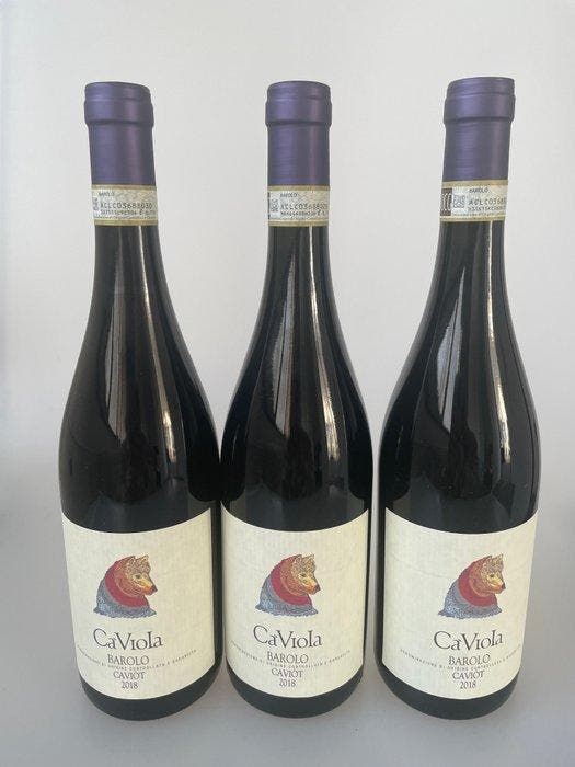 2018 CaViola, Caviót - Barolo - 3 Fles (0,75 liter), Verzamelen, Wijnen
