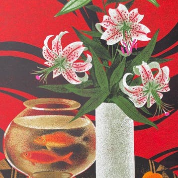 Yves Ganne (1931-2019) - Bouquet de Fleurs au pichet de, Antiek en Kunst