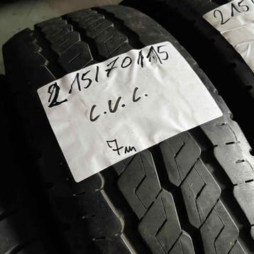 2 x Continental VancoContact 215-70-15 C Zomerbanden 7mm, Auto-onderdelen, Banden en Velgen, 15 inch, Ophalen of Verzenden, Band(en)