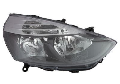 Renault Clio 2012-2016 Authentique Koplamp Rechts Zwart, Auto-onderdelen, Verlichting, Nieuw, Renault, Verzenden
