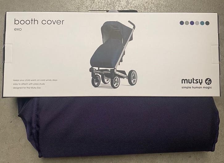 Mutsy booth cover exo purple-black, Kinderen en Baby's, Kinderwagens en Combinaties, Verzenden