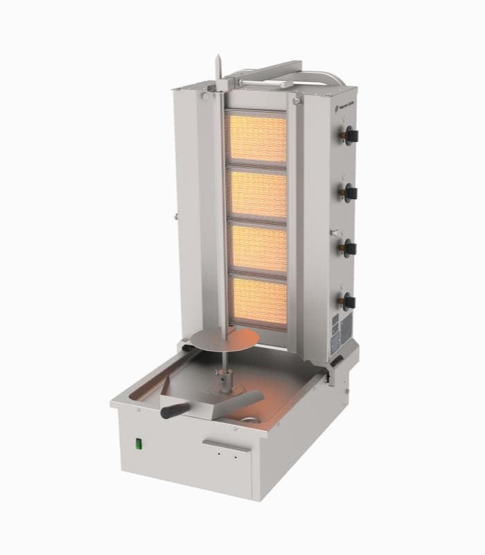 Naomi Grills EC.U.4.G | Gas Döner Grill | 4 Branders | Onder, Zakelijke goederen, Horeca | Keukenapparatuur, Nieuw in verpakking