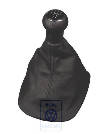 Volkswagen Passat B5 (3B) schakelpookknop met hoes - zwart, Auto-onderdelen, Ophalen of Verzenden, Nieuw, Volkswagen