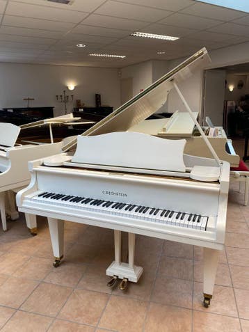 Prachtige C. Bechstein L-165 vleugel - ** AANBIEDING **, Verzenden, Zo goed als nieuw, Wit, Vleugel