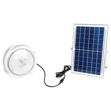 Solar LED plafondlamp - 120W - Koud wit - Met zonnepaneel, Huis en Inrichting, Ophalen of Verzenden, Nieuw