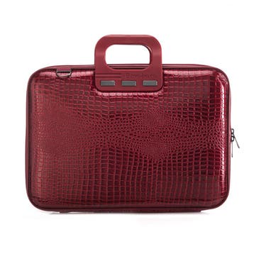 Bombata Shiny Cocco 15 inch Laptoptas Glimmend Rood, Verzenden, Nieuw