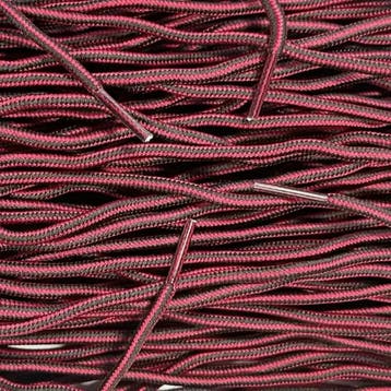 Ronde outdoor Two-Tone veters - Rood Zwart • 120  cm x 5 mm, Ophalen of Verzenden, Nieuw