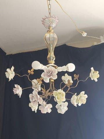 Plafondlamp - Glas - Murano-glas, Nieuw