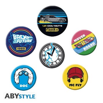 Back to the Future Symbols Badge Pins, Ophalen of Verzenden, Nieuw