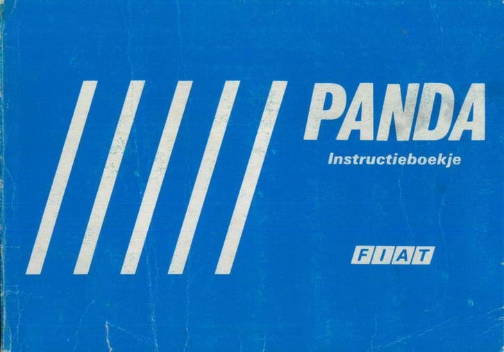 1986 Fiat Panda Instructieboekje Nederlands, Auto diversen, Handleidingen en Instructieboekjes, Verzenden
