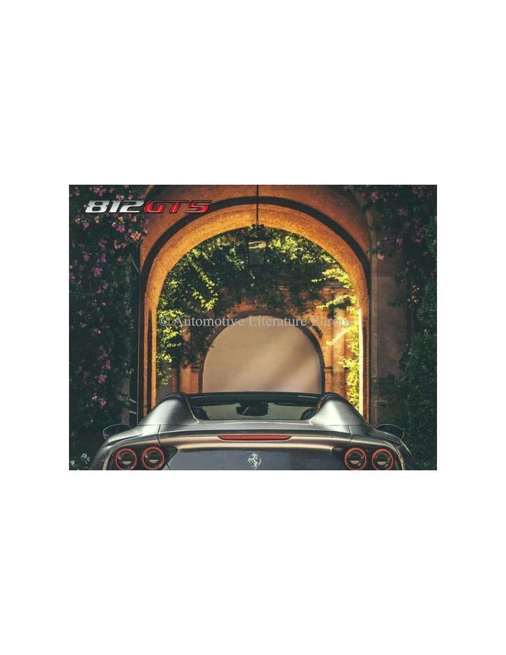 2019 FERRARI 812 GTS PORTFOLIO ENGELS, Boeken, Auto's | Folders en Tijdschriften, Ferrari